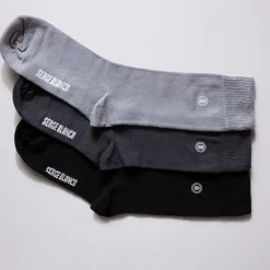 Sous-vêtements>SERGE BLANCO Pack of 3 pairs of socks ANTHRACITE