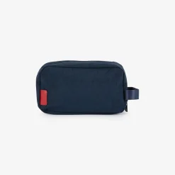 Maroquinerie>SERGE BLANCO PASSENGER navy blue toiletry bag CURRY