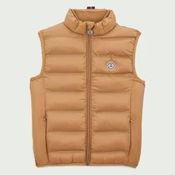Doudounes Et Vestes>SERGE BLANCO Piumino Junior sleeveless camel down jacket MARINE