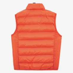 Vêtements>SERGE BLANCO Piumino Junior sleeveless down jacket in copper orange ORANGE CUIVRE