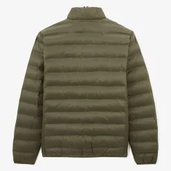 Doudounes>SERGE BLANCO Piumino men's quilted down jacket with long sleeves in military green MILITAIRE
