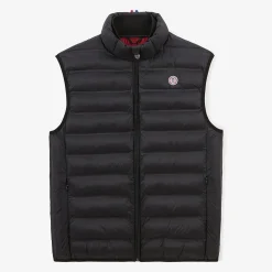 Doudounes>SERGE BLANCO Piumino men's sleeveless black down jacket MARINE