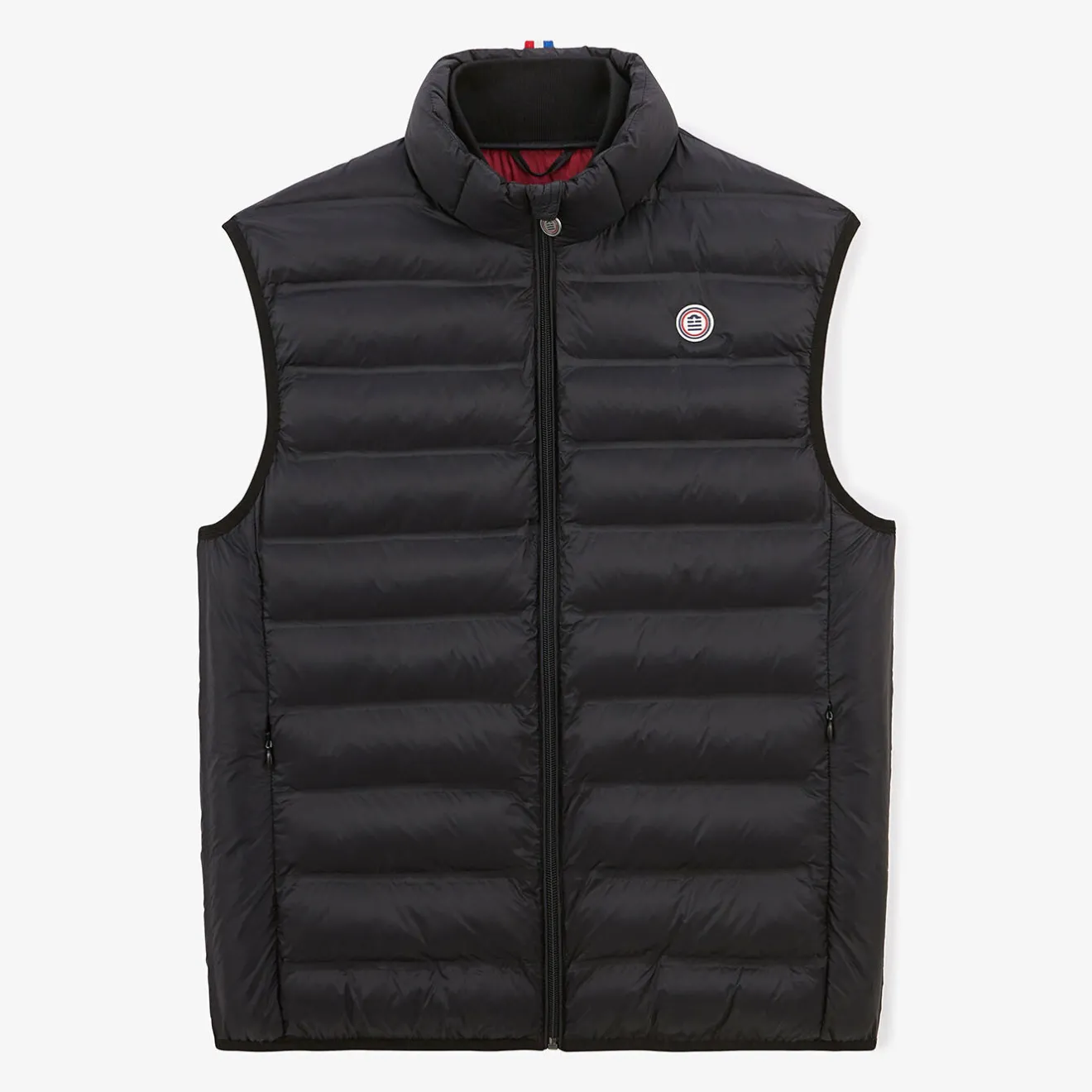 Doudounes>SERGE BLANCO Piumino men's sleeveless black down jacket MARINE