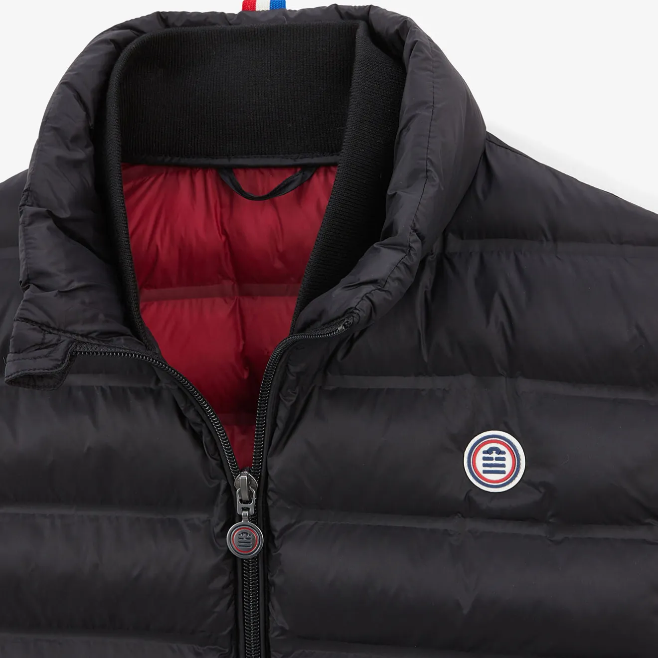 Doudounes>SERGE BLANCO Piumino men's sleeveless black down jacket MARINE