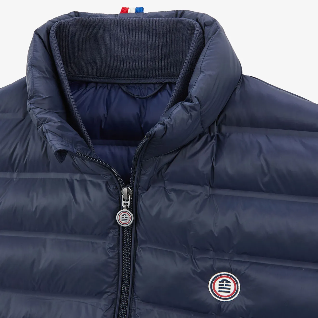 Doudounes>SERGE BLANCO Piumino men's sleeveless navy blue down jacket MILITAIRE