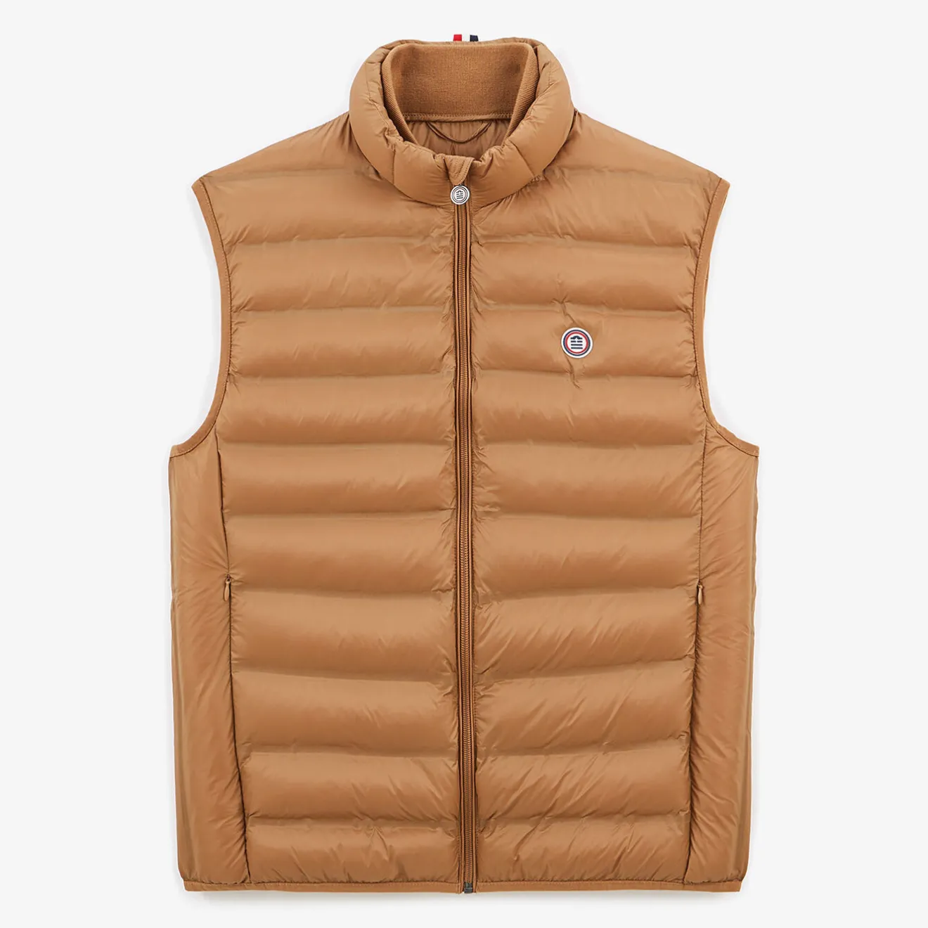 Doudounes>SERGE BLANCO Piumino sleeveless camel down jacket ORANGE