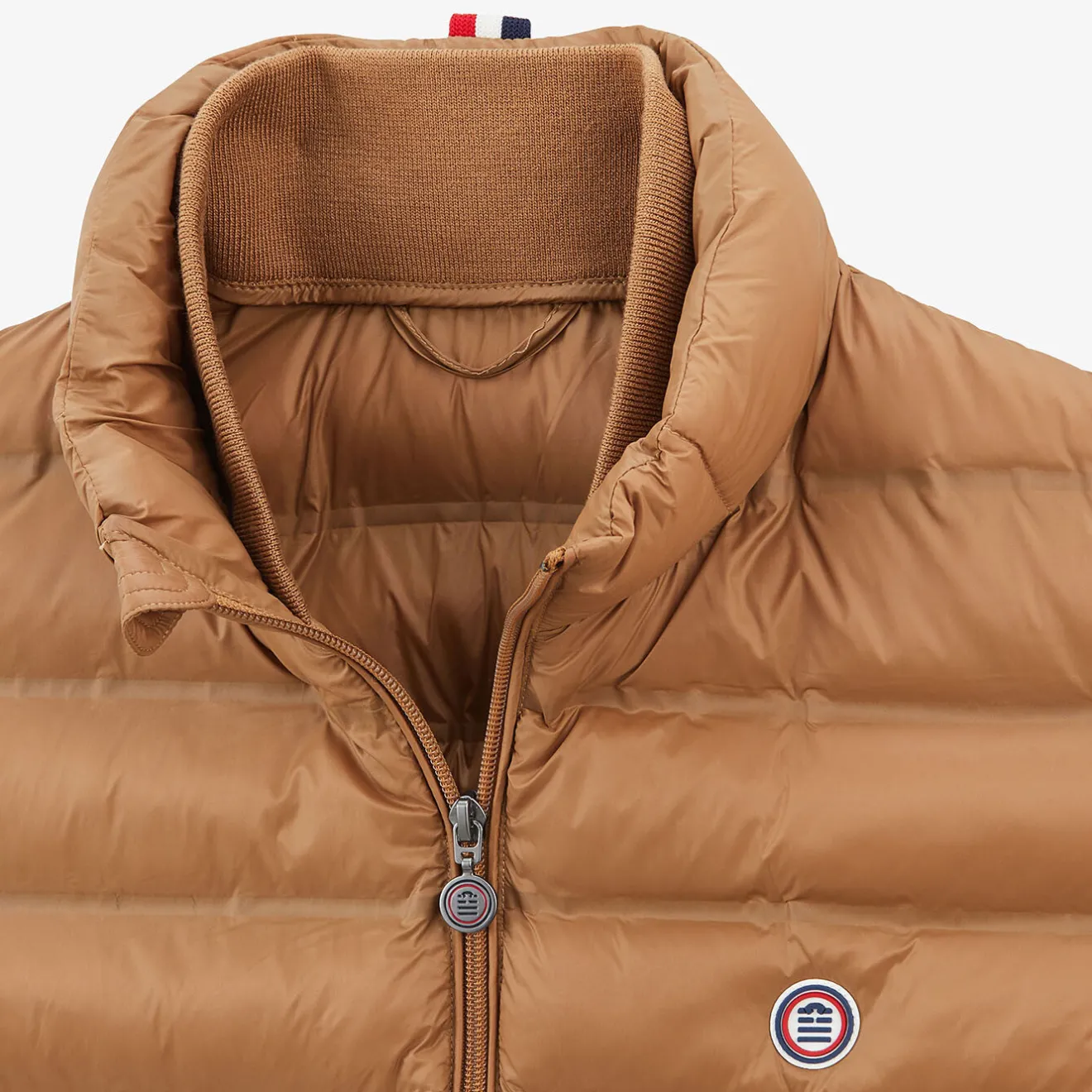 Doudounes>SERGE BLANCO Piumino sleeveless camel down jacket ORANGE