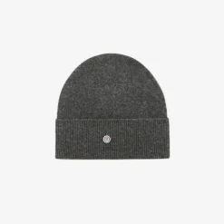 Bonnets>SERGE BLANCO Plain anthracite wool hat CHAMBRAY