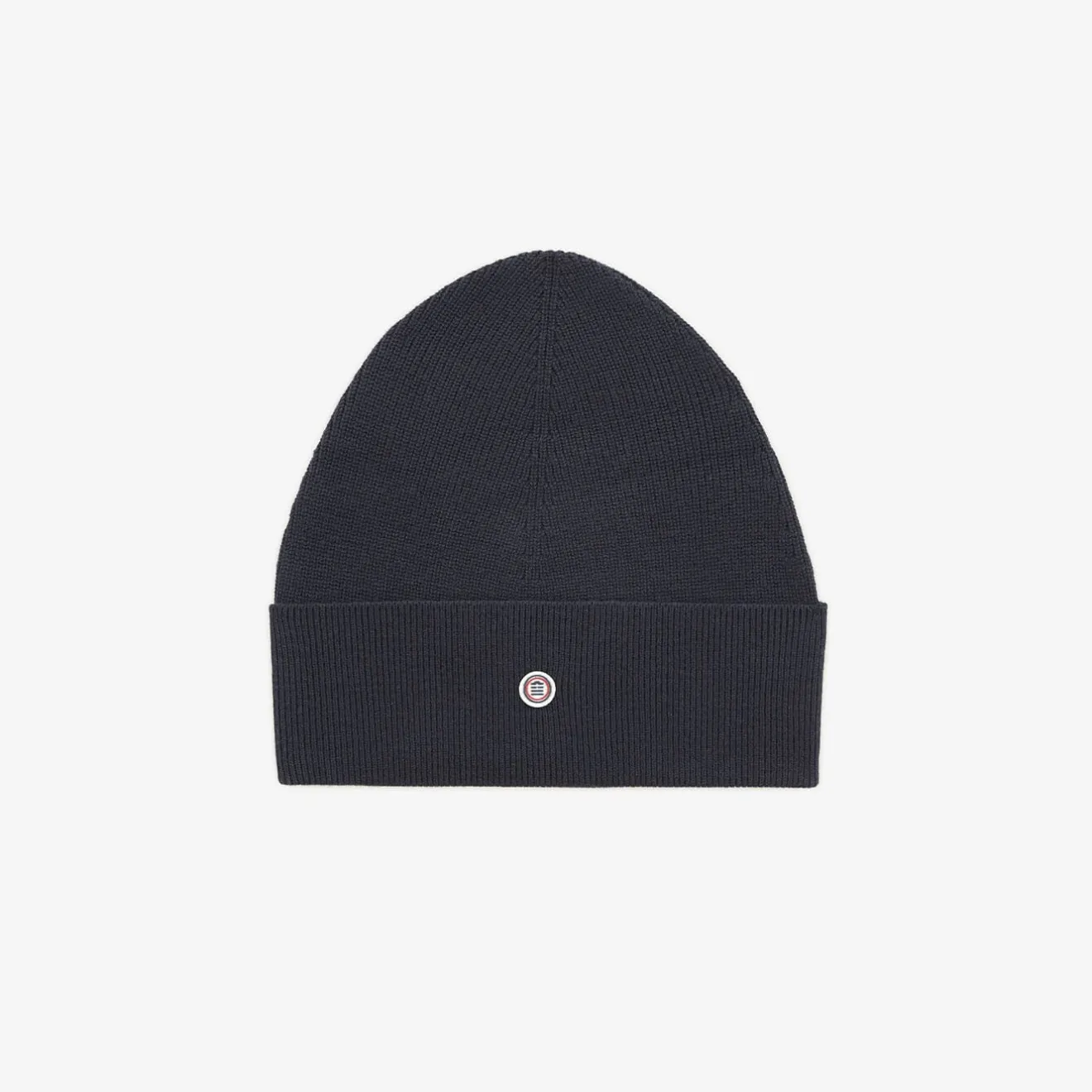 Bonnets>SERGE BLANCO Plain dark blue cotton and wool hat BORDEAUX