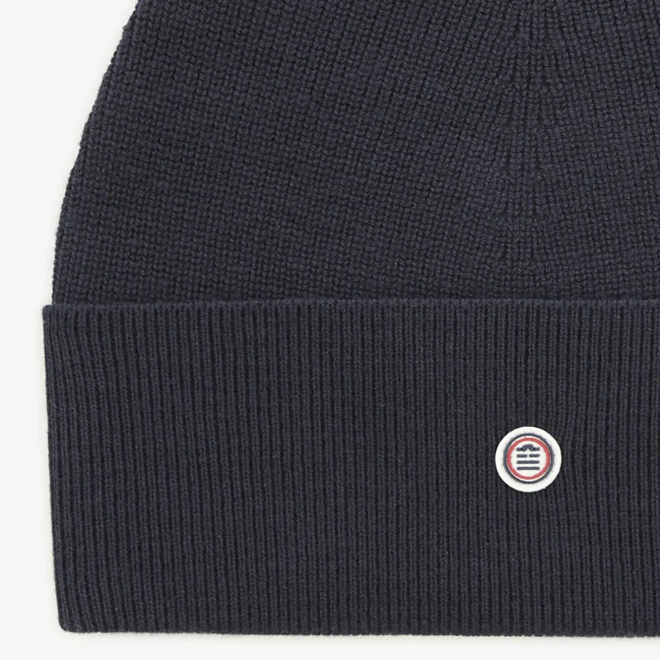 Bonnets>SERGE BLANCO Plain dark blue cotton and wool hat BORDEAUX
