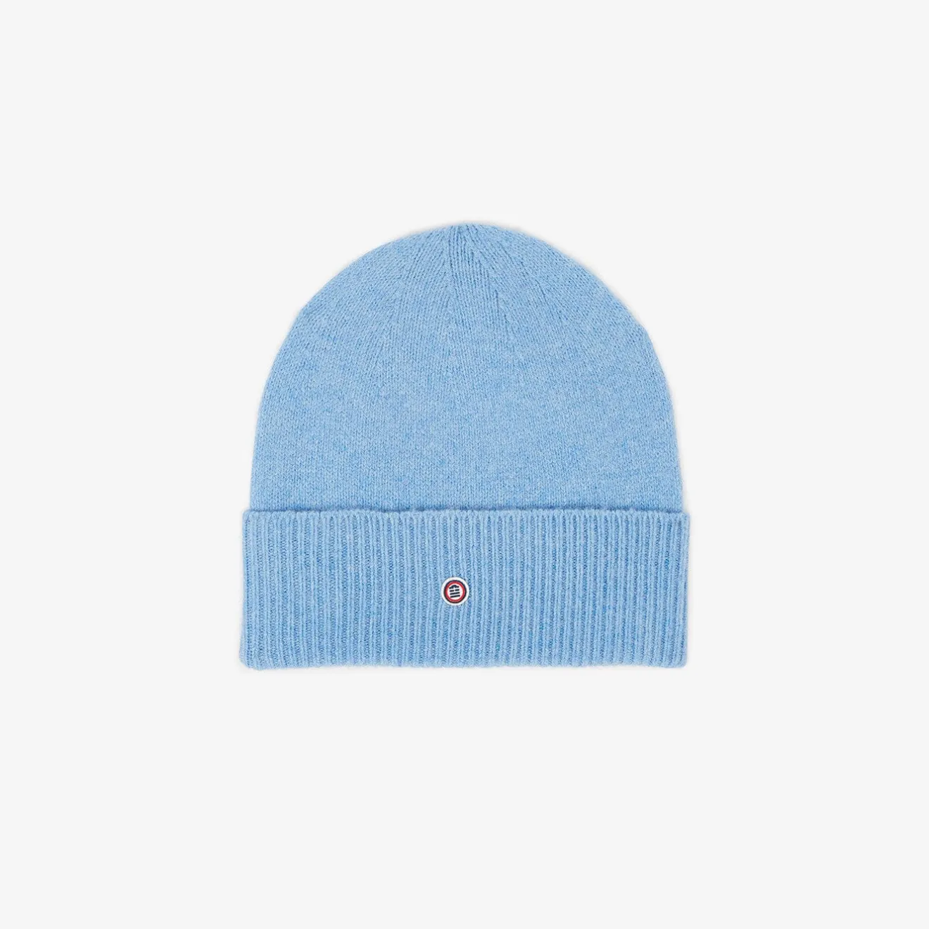Bonnets>SERGE BLANCO Plain wool hat in mottled sky ORANGE CHINE