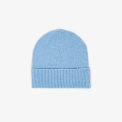 Bonnets>SERGE BLANCO Plain wool hat in mottled sky ORANGE CHINE