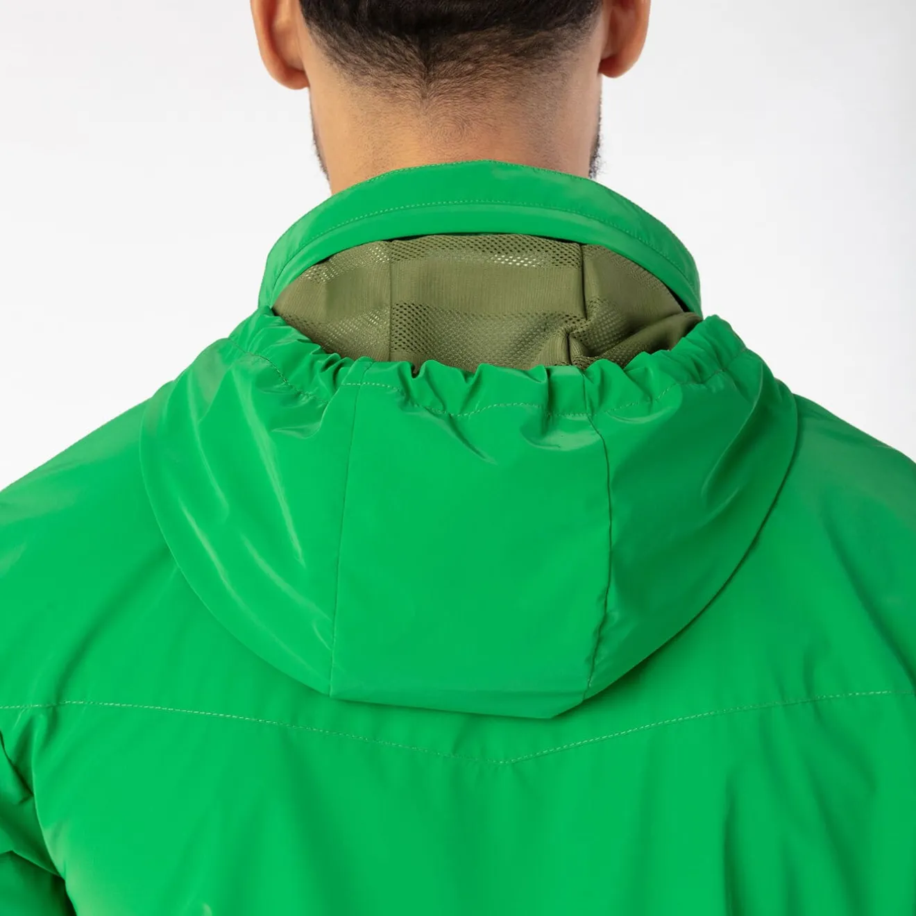 Manteaux Et Vestes>SERGE BLANCO PLAY Green Lawn Windbreaker Jacket AVOCAT