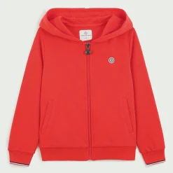 Vêtements>SERGE BLANCO PLAY Junior Orange Hooded Zip Sweatshirt BEIGE