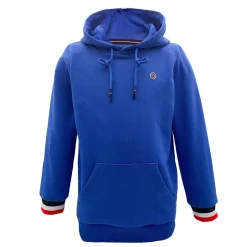 Vêtements>SERGE BLANCO PLAY Junior Royal Blue Hooded Fleece Sweatshirt dark navy