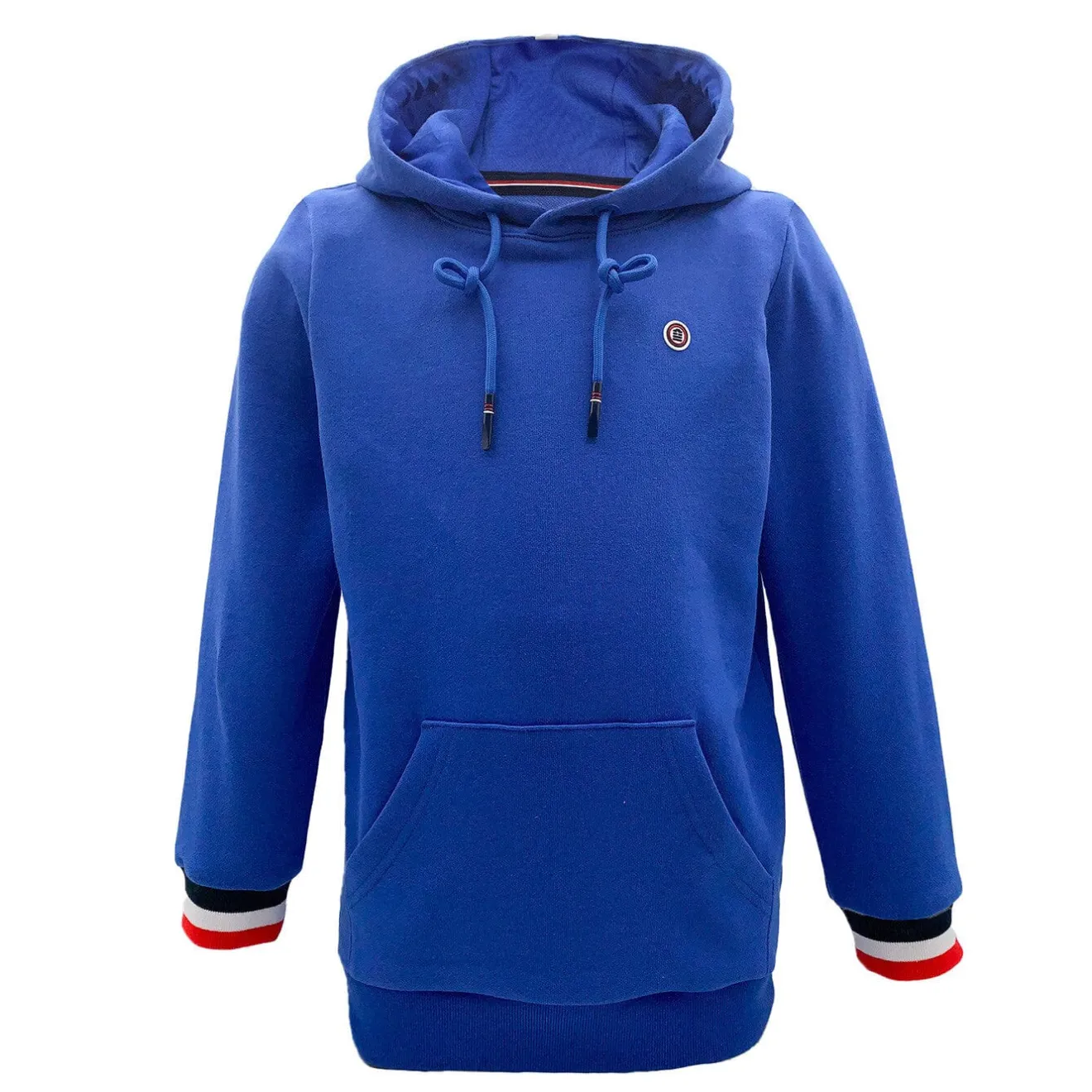 Vêtements>SERGE BLANCO PLAY Junior Royal Blue Hooded Fleece Sweatshirt dark navy