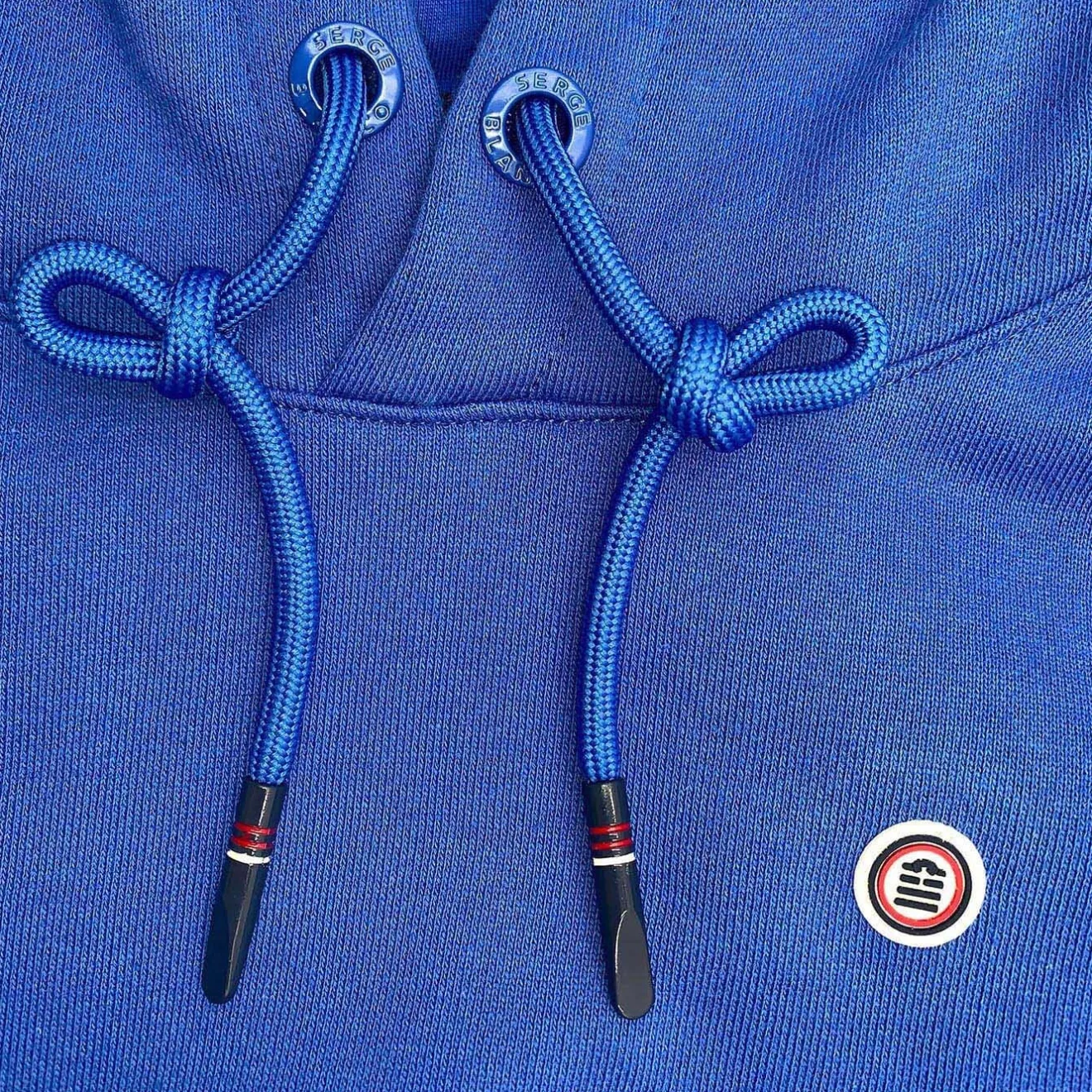 Vêtements>SERGE BLANCO PLAY Junior Royal Blue Hooded Fleece Sweatshirt dark navy
