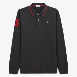 Polos>SERGE BLANCO Polo Lounes anthracite MERLOT