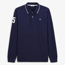 Polos>SERGE BLANCO Polo Lounes dark navy BLANC