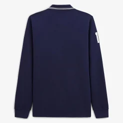 Polos>SERGE BLANCO Polo Lounes dark navy BLANC