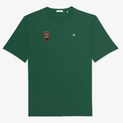 Rugby Club Toulonnais|Le Sportif>SERGE BLANCO RCT European Cup Triplet Green Short Sleeve T-Shirt NOIR
