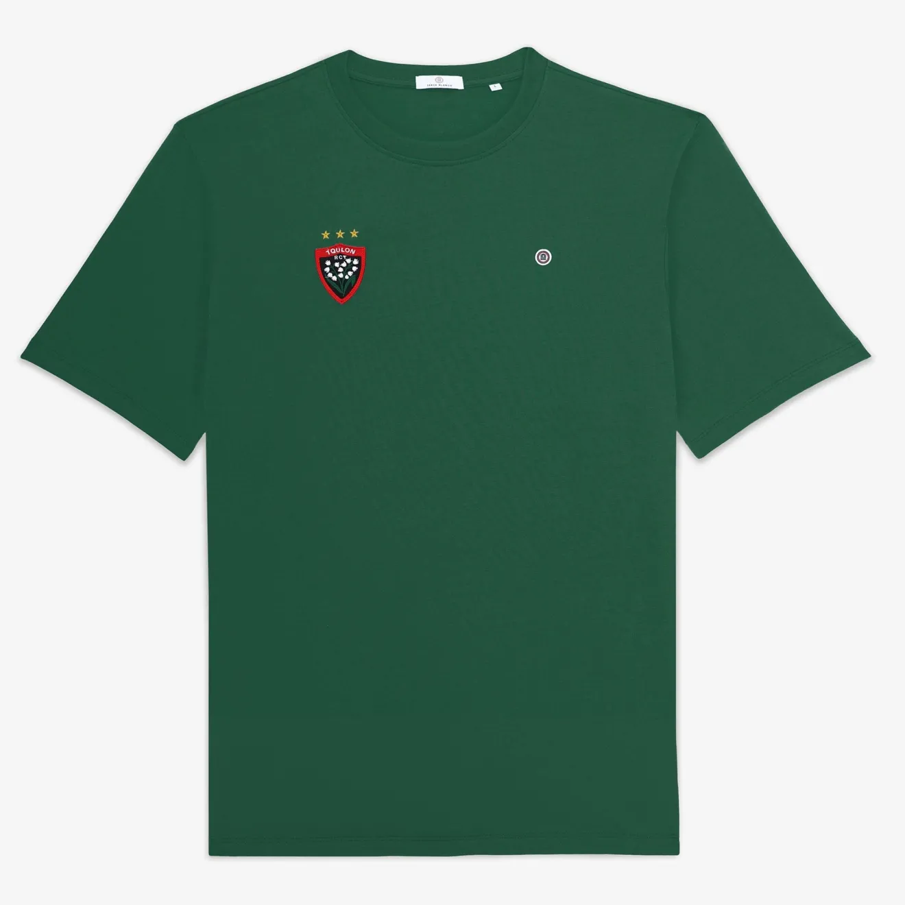 Rugby Club Toulonnais|Le Sportif>SERGE BLANCO RCT European Cup Triplet Green Short Sleeve T-Shirt NOIR