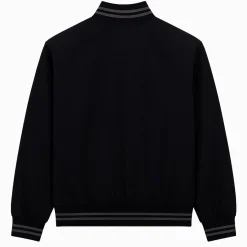 Rugby Club Toulonnais>SERGE BLANCO RCT Triple European Cup Teddy Jacket in Black NOIR