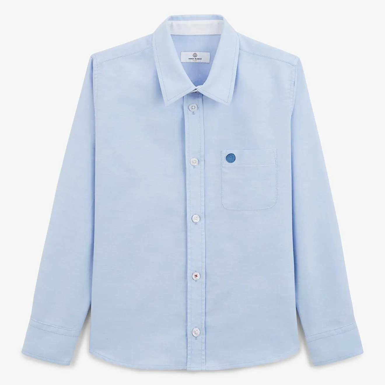 Chemises>SERGE BLANCO Regular oxford junior sky shirt ANTHRACITE