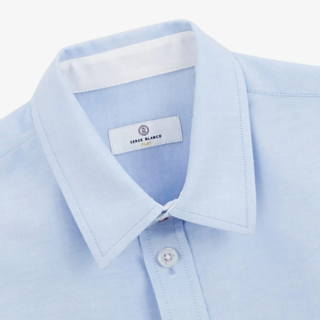 Chemises>SERGE BLANCO Regular oxford junior sky shirt ANTHRACITE