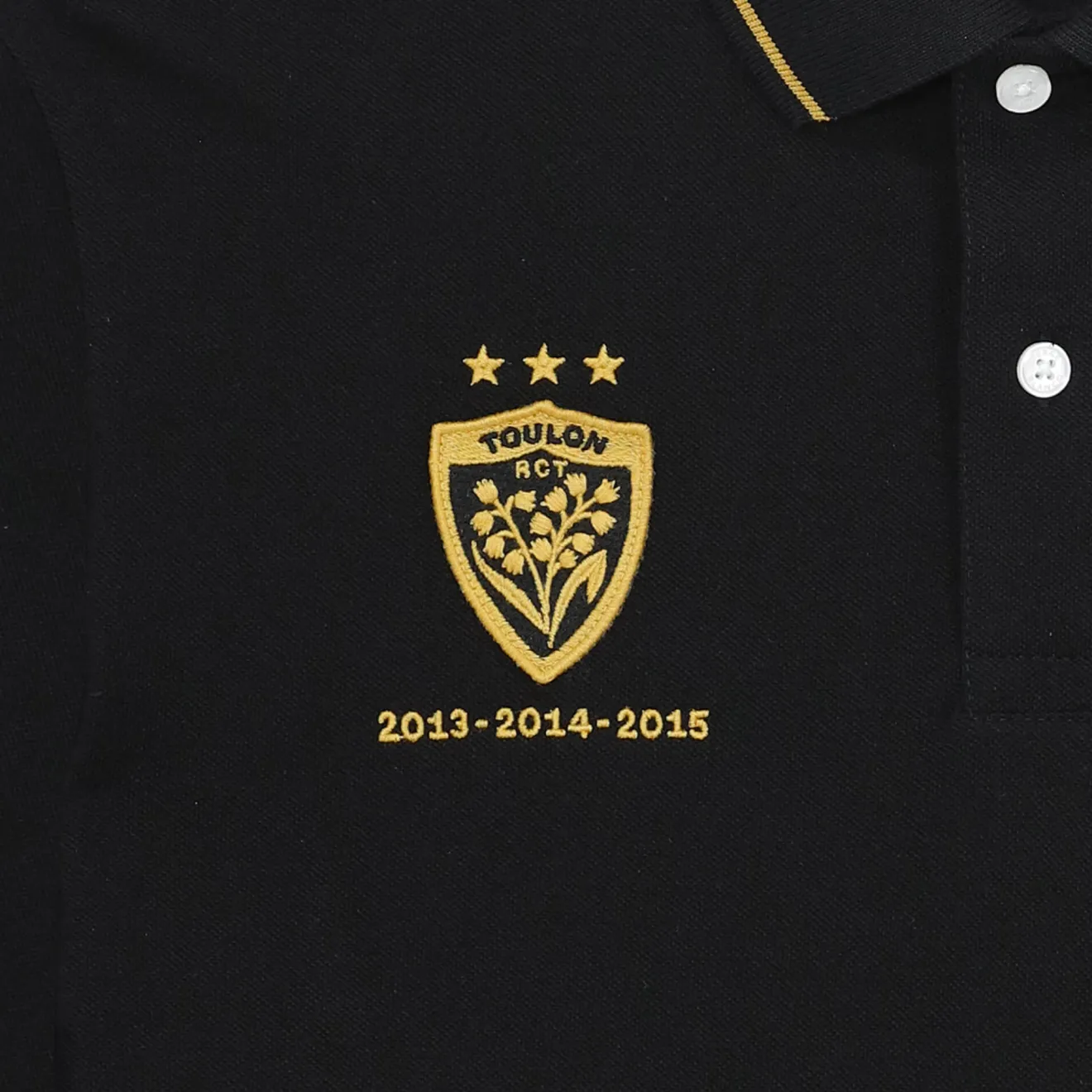 Rugby Club Toulonnais|Le Sportif>SERGE BLANCO Rugby Club Toulonnais Black Short Sleeve Jersey | NOIR