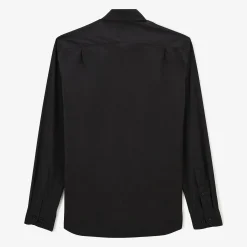 Rugby Club Toulonnais|Chemises>SERGE BLANCO Rugby Club Toulonnais black shirt Gris chiné