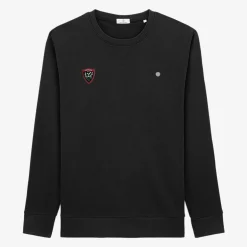 Rugby Club Toulonnais|Sweats>SERGE BLANCO Rugby Club Toulonnais black round neck sweatshirt NOIR