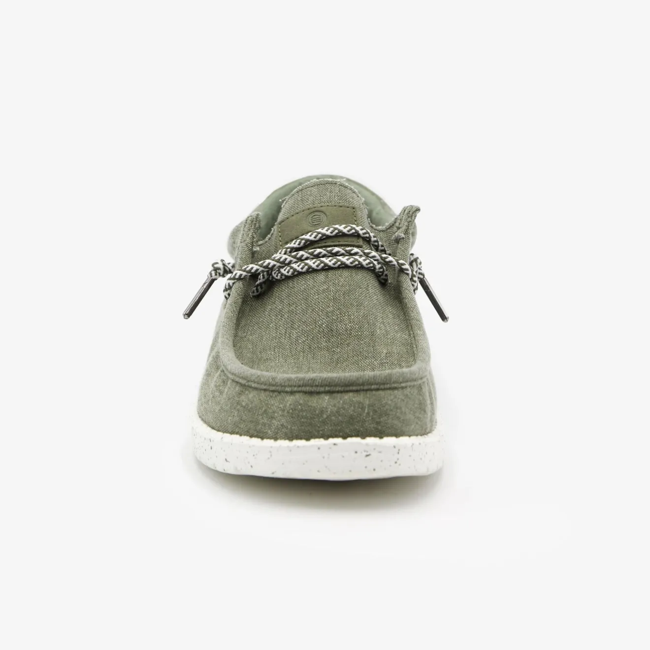 Chaussures Bateau|Daddy Cool>SERGE BLANCO Saint-Jean khaki green boat shoe DARK NAVY