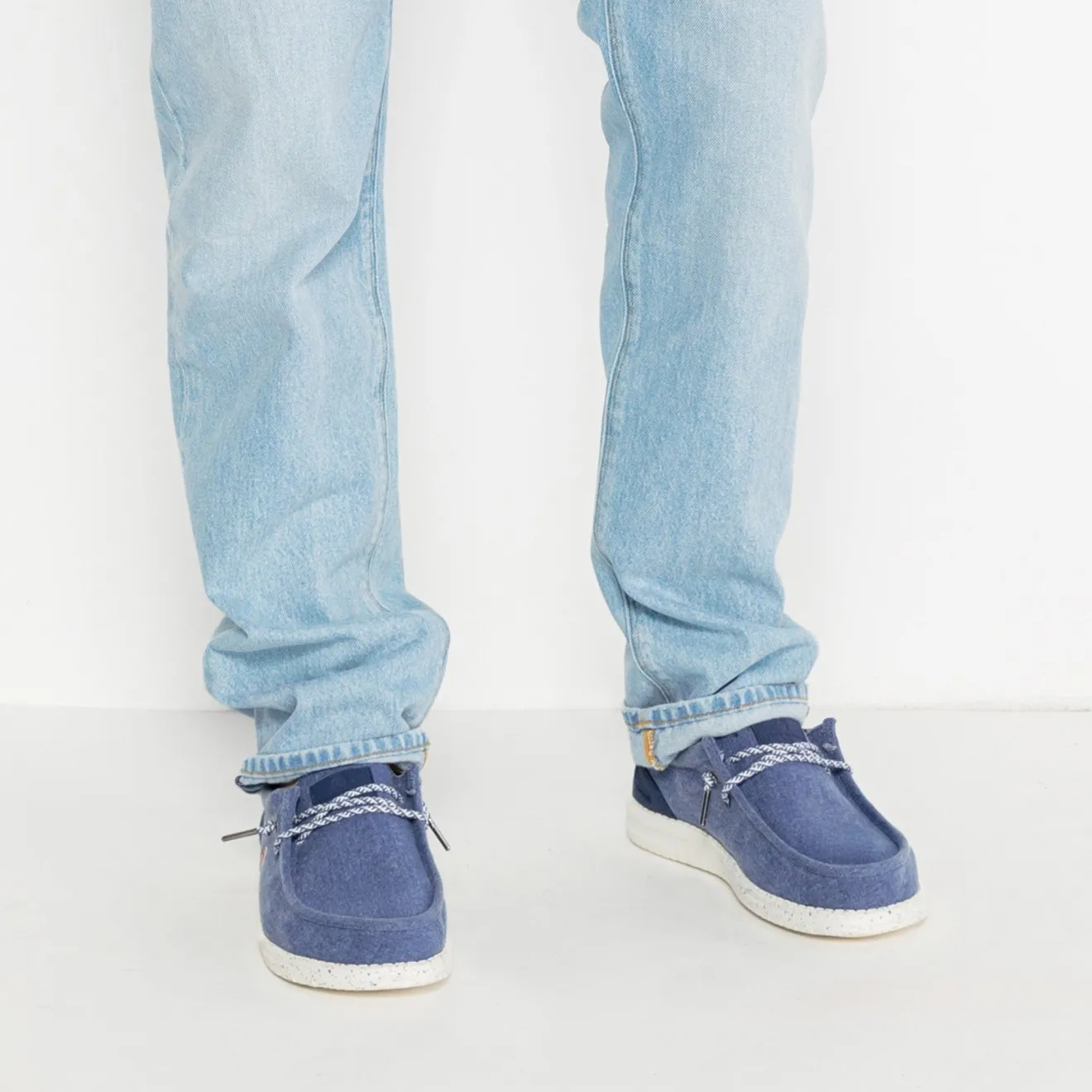 Chaussures Bateau>SERGE BLANCO Saint-Jean navy boat shoe CITRON