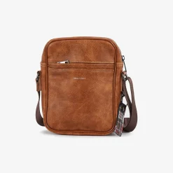 Maroquinerie>SERGE BLANCO SAN ANTONIO single bag cognac Gris chiné
