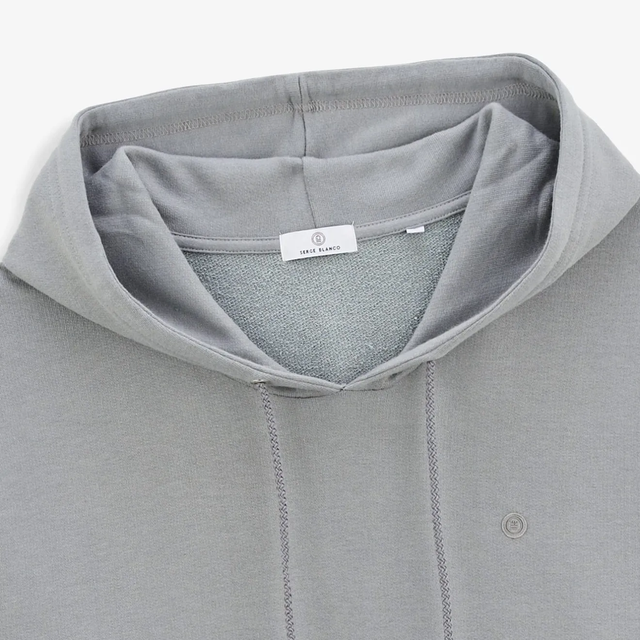 Sweats|Daddy Cool>SERGE BLANCO Silas Slate Grey Hoodie DARK NAVY
