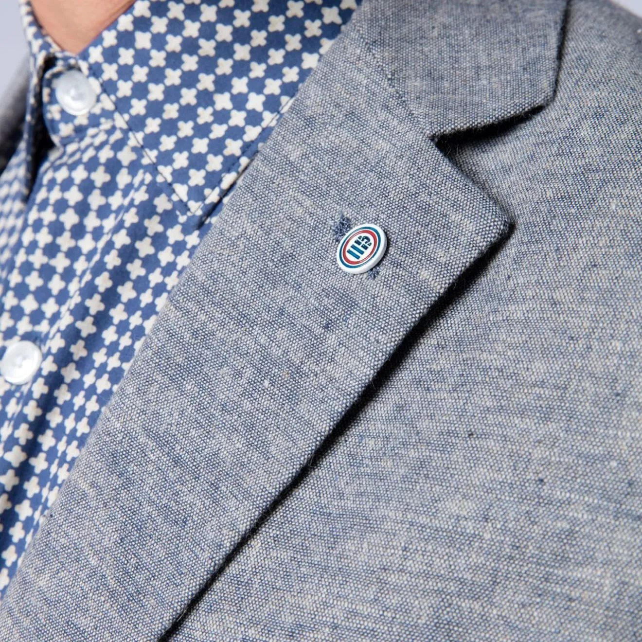 Blazers>SERGE BLANCO Simon Blazer Jacket PACIFIC
