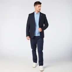 Blazers>SERGE BLANCO Simon navy blue jacket CARREAUX