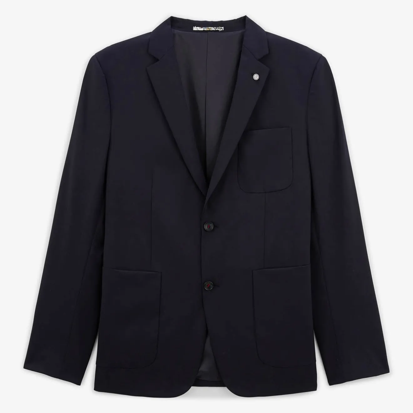 Blazers|L'élégant>SERGE BLANCO Simonni dark navy blazer jacket DENIM