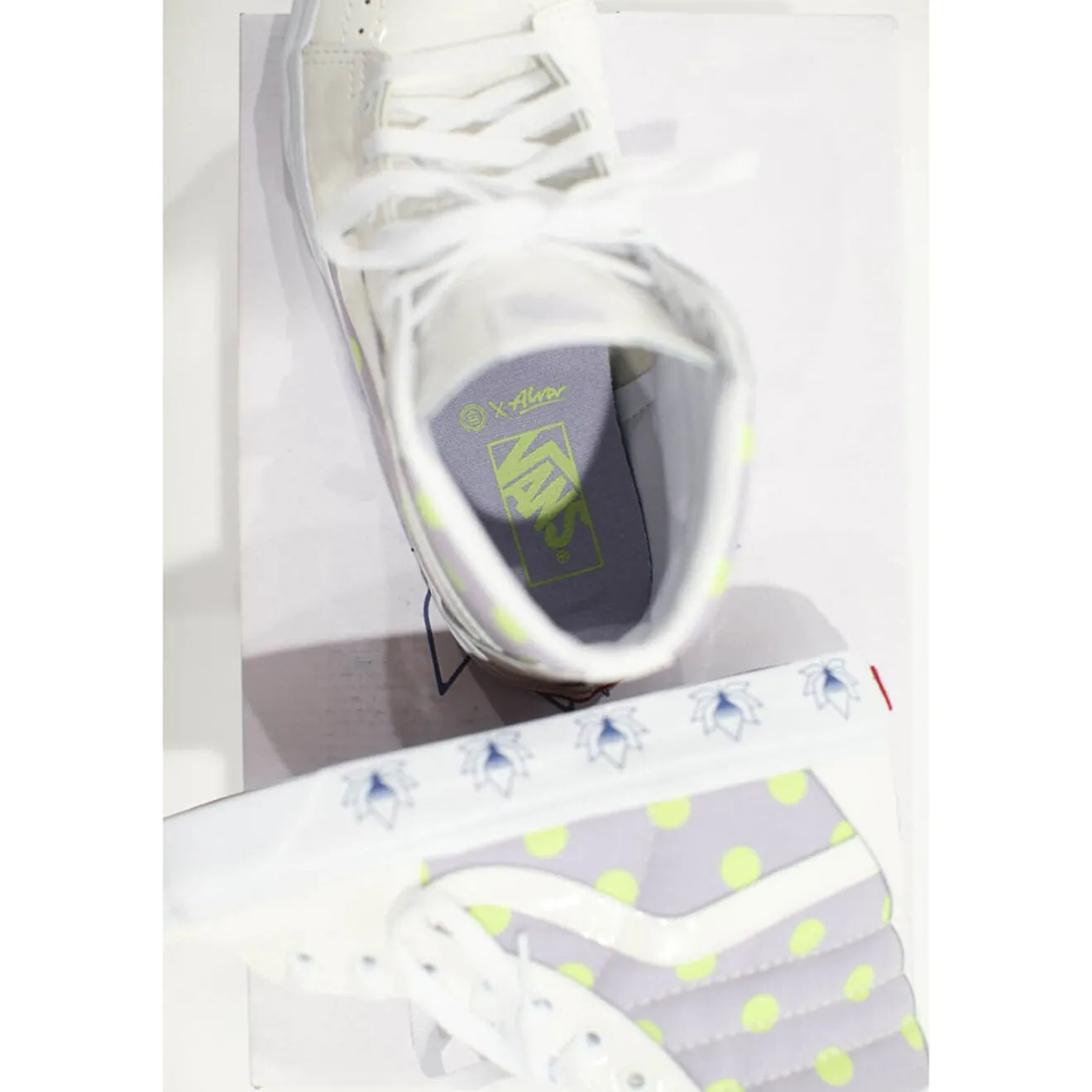 Sneakers>SERGE BLANCO Sk8-Hi Dots VANS x ANTHRACITE