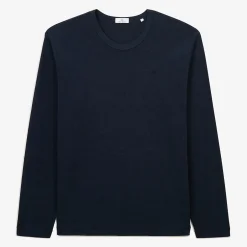 T-shirts>SERGE BLANCO Slub long sleeve t-shirt YUZU