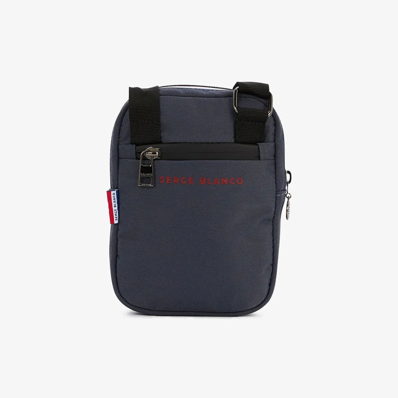 Basik|Sacoches>SERGE BLANCO Small BASIK navy blue bag NOIR