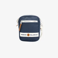 Sacoches>SERGE BLANCO Small dark navy gusseted bag NOIR