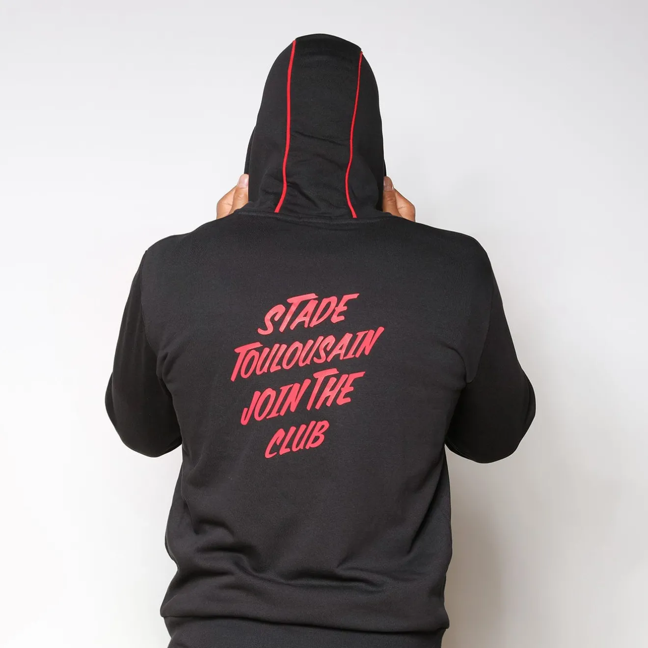 Stade Toulousain>SERGE BLANCO Stade Toulousain black hoodie NOIR