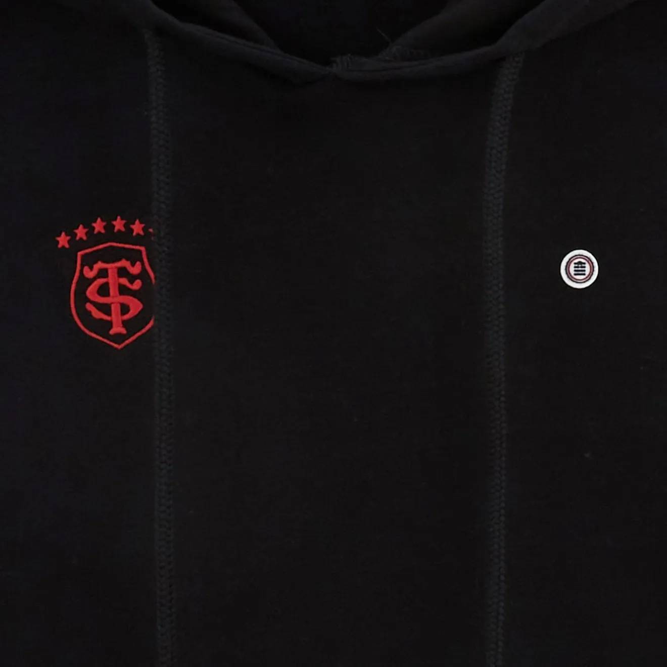 Stade Toulousain>SERGE BLANCO Stade Toulousain black hoodie NOIR
