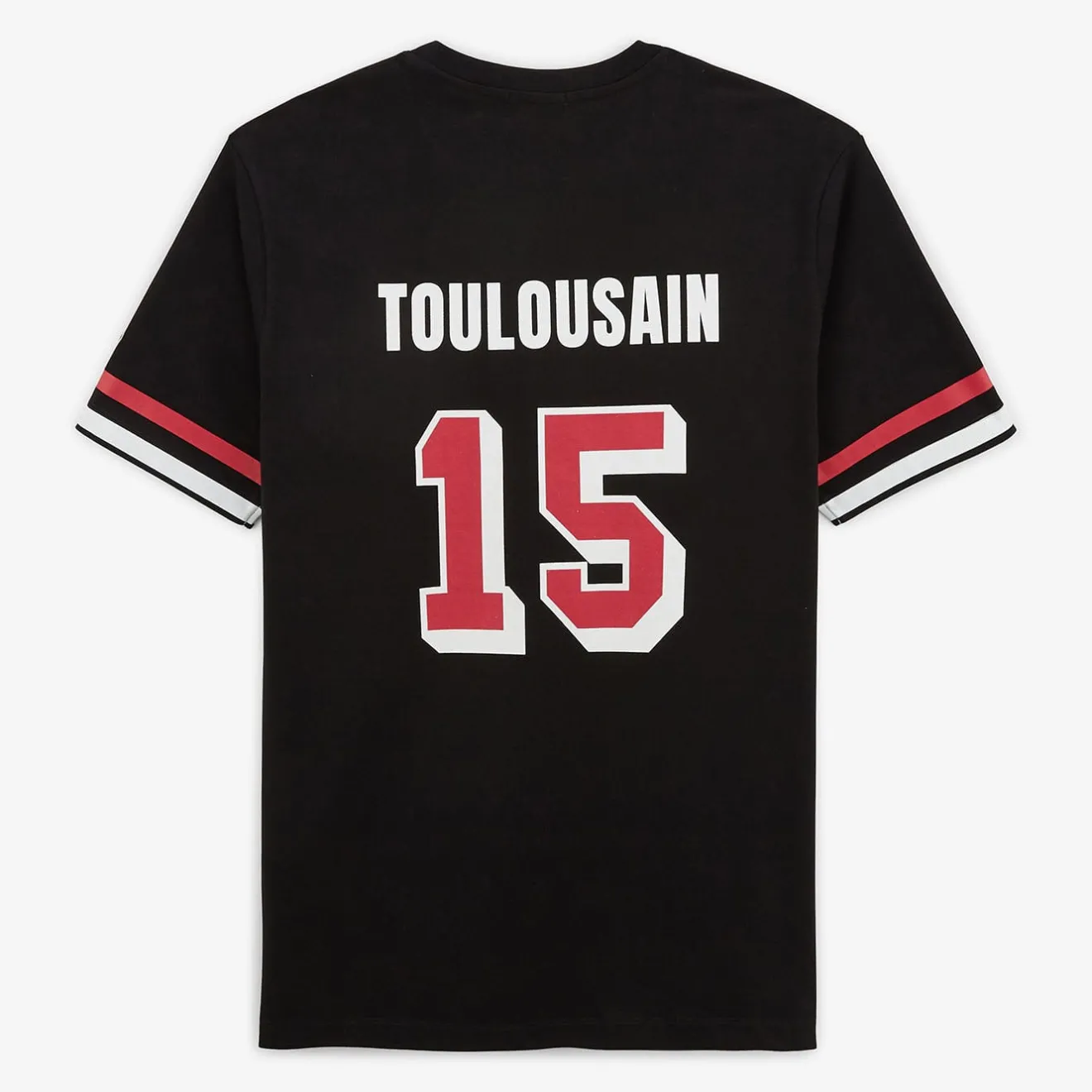 Stade Toulousain|Le Sportif>SERGE BLANCO Stade Toulousain black print t-shirt BLEU NUIT