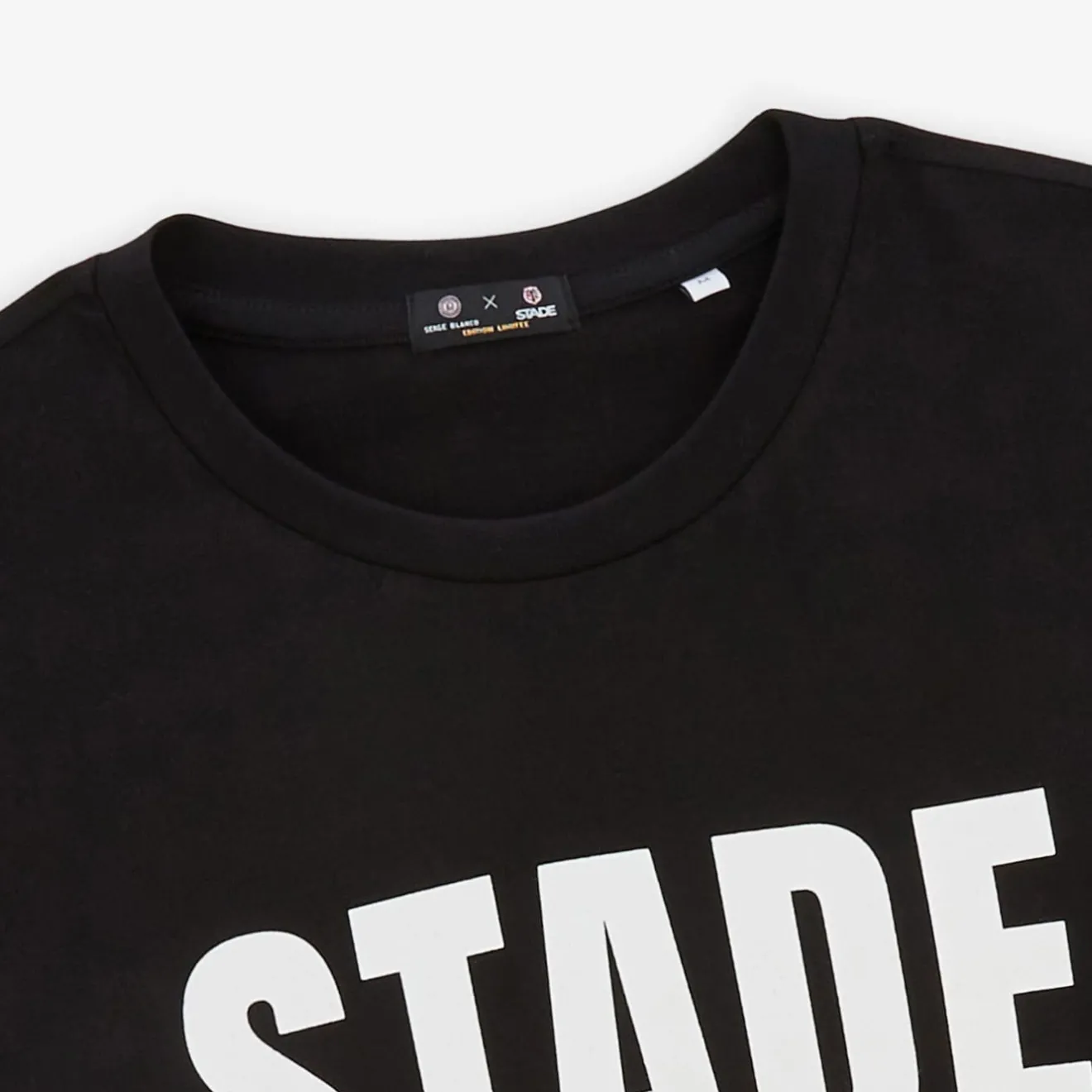 Stade Toulousain|Le Sportif>SERGE BLANCO Stade Toulousain black print t-shirt BLEU NUIT