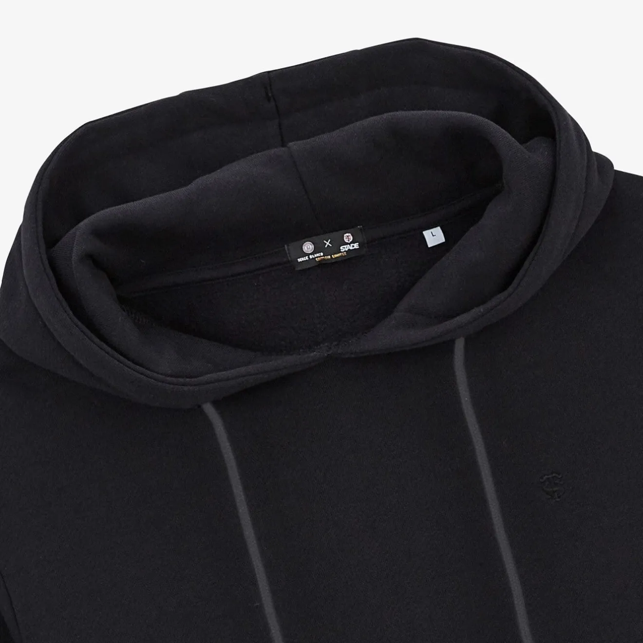 Stade Toulousain|Sweats>SERGE BLANCO STADE TOULOUSAIN sweatshirt in black fleece NOIR