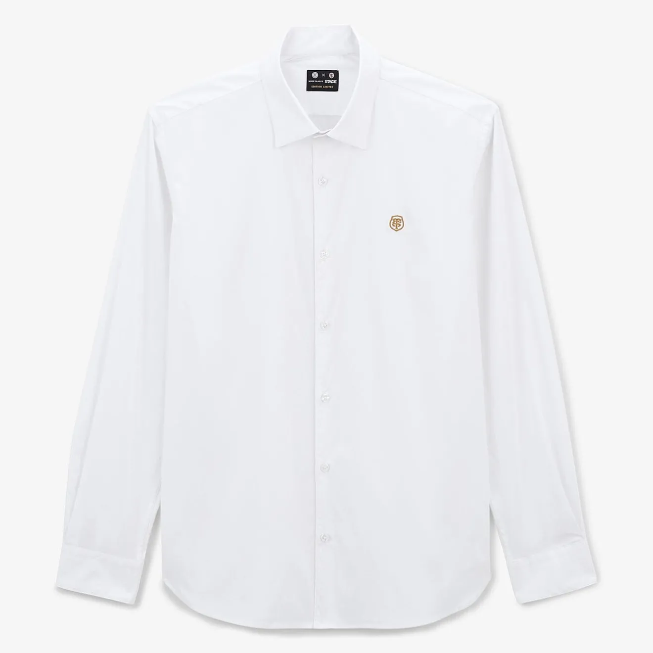 Stade Toulousain|Chemises>SERGE BLANCO STADE TOULOUSAIN white shirt NOIR