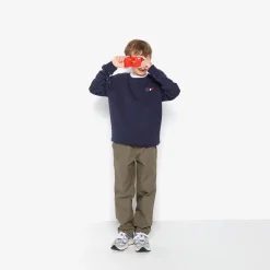 Sweats|Tel Père, Tel Fils>SERGE BLANCO Sven junior sweatshirt with arcade embroidery dark navy NUDE